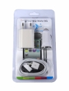 CARREGADOR IPHONE 5V 1A 4G/3GS/IPOD-BIVOLT/USB/VEICULAR     
