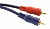 CABO 2RCA + 2RCA 1,80MTS AZUL (GOLD)                        