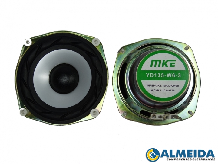 Alto Falante 12 Polegadas 6 Ohms 25 Watt's - Eletro Parts