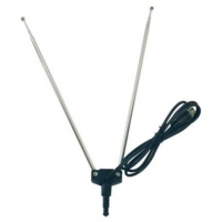 ANTENA TV DUPLA 5 EST.HASTE 80CM CABO 86CM (ALLTECH)              