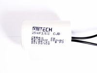 CAPACITOR DE PARTIDA P/ MOTOR 25UF 250VAC 2 FIOS ALLTECH          