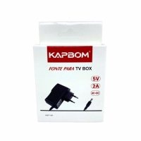 FONTE 5V 2A PLUG P4 5.5X2.5MM KAP-1181 KAPBOM                     