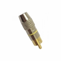 PLUG RCA PROFISSIONAL METAL PGRC0014 STORM AMARELO (PCT. 10PCS)   