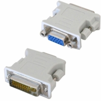 ADAPTADOR DVI 24+5 PINOS MACHO PARA VGA FEMEA                     