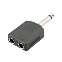 PLUG ADAPTADOR P10 MONO PARA 2 JACK P10 MONO                      