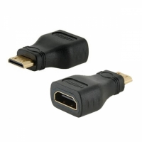 ADAPTADOR HDMI MINI MACHO X HDMI FEMEA 180 GRAUS LE-5537          