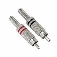 PLUG RCA PROFISSIONAL NIQUEL C/ MOLA WD4011N CSR PT/VM            
