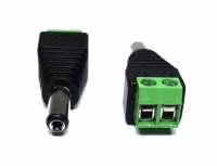 CONECTOR P4 MACHO COM BORNE 5.5X2.1MM PARA CAMERA                 