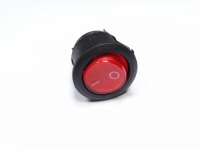 CHAVE GANGORRA KCD1-105 3 PINOS C/LED REDONDA VERMELHO            