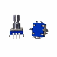 POTENCIOMETRO ROTATIVO ENCODER C/ CHAVE HASTE 12,5MM ESTRIADO     