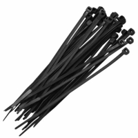 ABRACADEIRA DE NYLON 3.6X200MM PRETA BOMVINK (100PCS)             