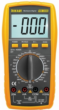 MULTIMETRO DIGITAL HM 2080 2000M/20A AC/DC (HIKARI)               