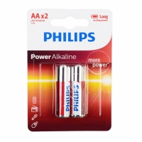 PILHA AA 1,5V LR6 MIGNON ALKALINE PHILIPS (CARTELA 2 PCS)         