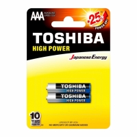 PILHA AAA 1,5V ALCALINA TOSHIBA LR03 (CAIXA 12 CARTELAS)          