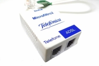 FILTRO ADSL TELEFONE/ADSL C/2 RJ-11 (TELEFONICA)                  