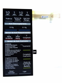 MEMBRANA MICROONDAS PANASONIC NN7809 PRETA                        