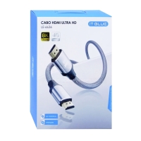 CABO HDMI 2.1 ULTRA HD 8K 1,8 METROS LE-6636 IT-BLUE              