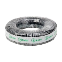 CABO MICROFONE DOUBLE SHIELD 2X0,30MM PRETO KATO                  