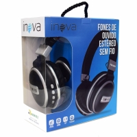 FONE DE OUVIDO BLUETOOTH HEADPHONE FM/SD/AUX FON-2247D INOVA      