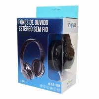 FONE DE OUVIDO BLUETOOTH HEADPHONE FM/SD/AUX FON-2165 INOVA       