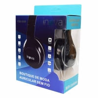 FONE DE OUVIDO BLUETOOTH HEADPHONE FM/SD/AUX FON-8604 INOVA       