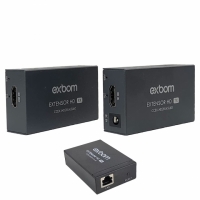 EXTENSOR HDMI 60 METROS RJ45 CAT5E/CAT6E 1080P C/ FONTE EXBOM     