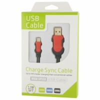 CABO USB LIGHTNING IPHONE/IPAD BLINDADO COM MALHA 1,50MTS         