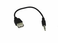 CABO P3 STEREO + USB FEMEA 20 CM (SOM/MP3/AUTOMOTIVO)             