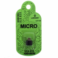 ADAPTADOR MICRO USB V8 PARA USB OTG LEY-49 LEHMOX                 