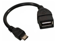 CABO ADAPTADOR MICRO USB V8 PARA USB OTG (15CM)                   