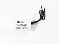 CAPACITOR DE PARTIDA P/ MOTOR 18UF 250VAC 2 FIOS ALLTECH          