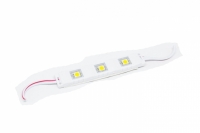 MODULO DE LED 5050 BRANCO FRIO COM LENTE BLINDADA (3 LED)         