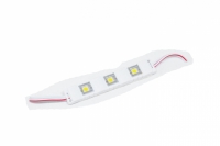 MODULO DE LED 5050 BRANCO QUENTE SILICONADA (6 LED)               