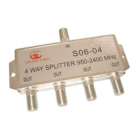 DIVISOR DE ANTENA 1X4 950-2400MHZ (GC)                            