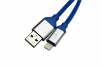 CABO USB LIGHTNING IPHONE/IPAD EMBORRACHADO 1,20MTS EXBOM         