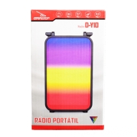 CAIXA DE SOM PORTATIL BLUETOOTH/FM/USB/SD 8W RMS D-Y10 GRASEP     
