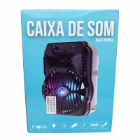 CAIXA DE SOM PORTATIL 15W BLUETOOTH/MIC./FM/SD/USB RAD-9053 INOVA CAIXA DE SOM PORTATIL 15W BLUETOOTH/MIC./FM/SD/USB RAD-9053 INOVA