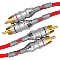 CABO 2RCA + 2RCA PROFISSIONAL BLINDADO LE-3097 5 METROS IT-BLUE   