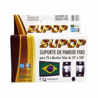 SUPORTE FIXO PARA TV UNIVERSAL 10 A 100 C/ M4 SUPOP QUALITY       