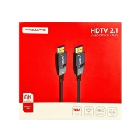CABO HDMI 2.1 8K ULTRA HD CABO OPTICO ATIVO 30 METROS TOMATE      
