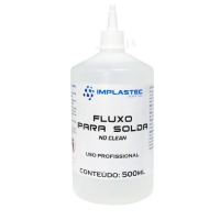 FLUXO PARA SOLDA NO CLEAN C/ BICO 500ML IMPLASTEC                 