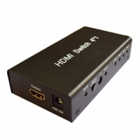 DIVISOR SWITCH HDMI 1 SAIDA X 4 ENTRADAS C/ CONTROLE + FONTE      