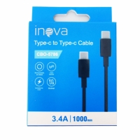 CABO USB TIPO C PARA TIPO C 3.4A XIAOMI/OUTROS 1MT CBO-5786 INOVA 
