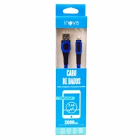 CABO USB LIGHTNING CARGA RAPIDA 2.4A IPHONE 2MTS CBO-5842 INOVA   