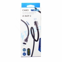 CABO USB LIGHTNING CARGA RAPIDA 3.1A 2 METROS LE-865P-2 IT-BLUE   