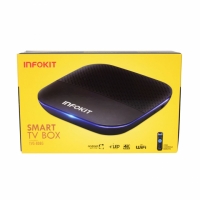 SMART TV BOX DUAL BAND 2.4/5.8GHZ 8GB 1GB RAM TVB-808G INFOKIT    