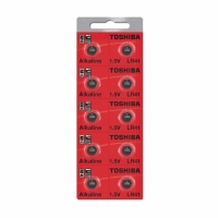 BATERIA LR41 ALKALINE 1,5V TOSHIBA (CARTELA 10 PCS)               