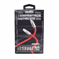 CABO USB TIPO C PARA LIGHTNING IPHONE 6A 29W 1,2M LE-863CP IT-BLUE