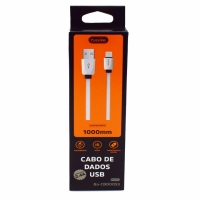 CABO USB LIGHTNING CARGA RAPIDA 2.4A IPHONE 1MT BA-CBO0053 BASIKE 