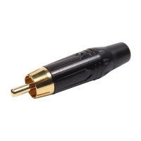 PLUG RCA PROFISSIONAL METAL PGRC0023 STORM PRETO (PCT. 10PCS)     